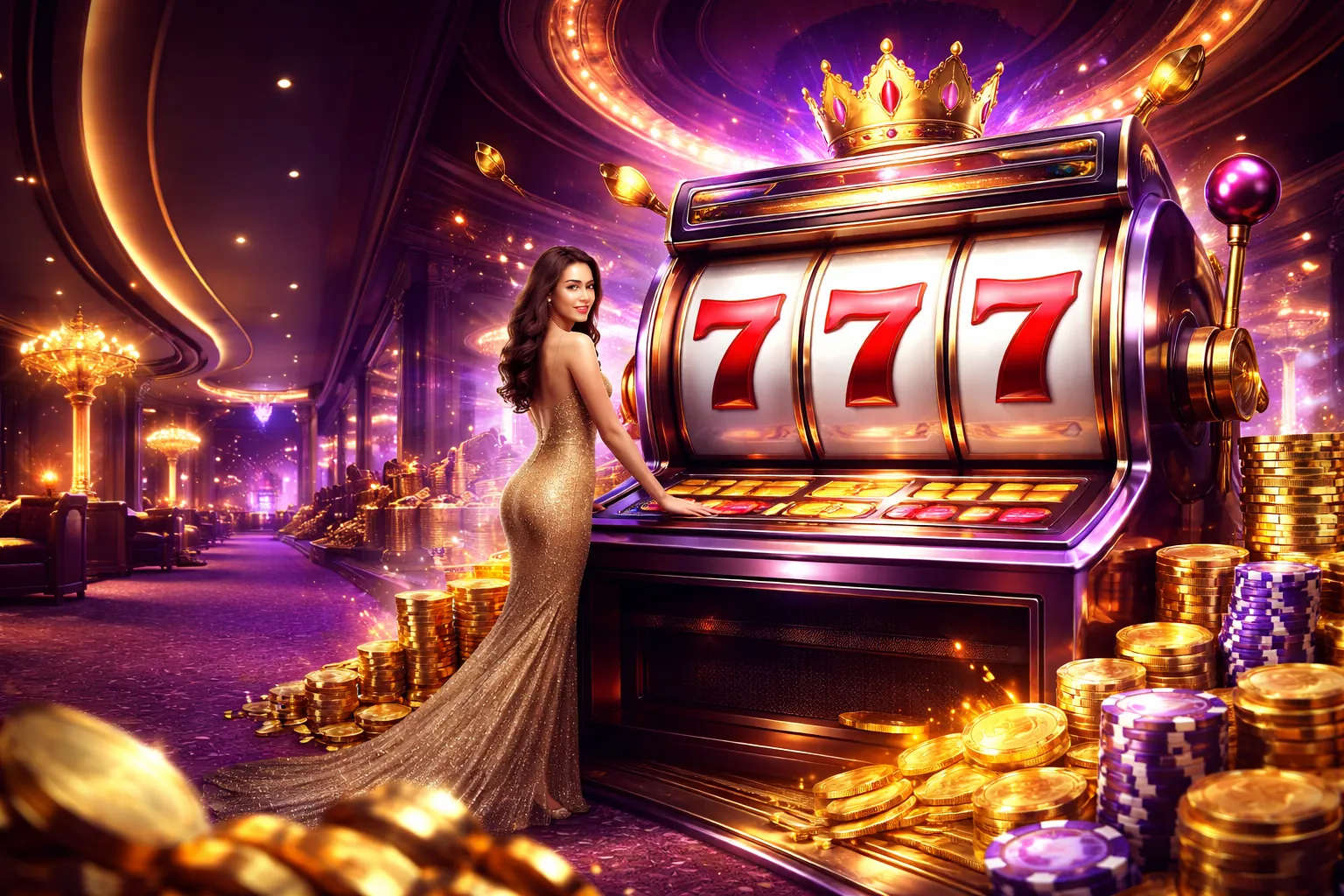 Hình ảnh chính Nổ Hũ HI8823 với các biểu tượng Jackpot và tiền vàng